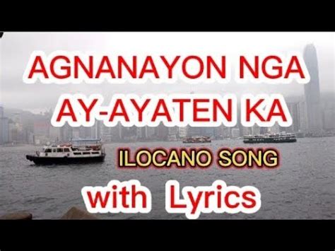 legazpi ngonyan lyrics|AGNANAYON NGA AY.